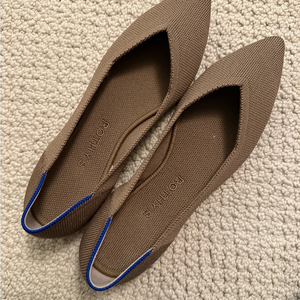 Rothy's Women's Tan Flats NEW